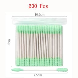 100pcs Double Head Cotton Swab Wood Sticks Disposable Buds Cotton For Beauty Makeup Nose Ears Cleaning Health Care Tools