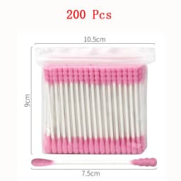 100pcs Double Head Cotton Swab Wood Sticks Disposable Buds Cotton For Beauty Makeup Nose Ears Cleaning Health Care Tools