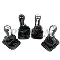 5/6 Speed Manual Stick Gear Shift Knob And PU Leather Boot For Toyota AVENSIS T25 MK2 II 2003 2004 2005 2006 2007 2008 2009