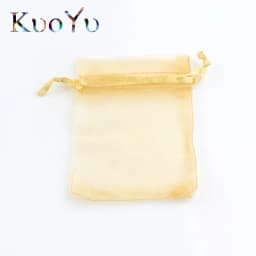 50Pcs/lot Organza Bag Jewelry Tulle Drawstring Bag Jewelry Packaging Display & Jewelry Pouches Wedding Gift