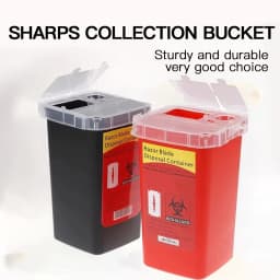 Barber Shop Accessories Feather Razor Blade Disposal Case Trash Can Easy to Be Cleaned Disposable Recycling Bin Box