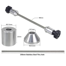 Bike Wheelset Truing Stand Adapter Tool Hub Rim Tuner 12/15/20mm to 9mm QR Thru Axle Adaptor 100x15 100x12 142x12 Quick Release
