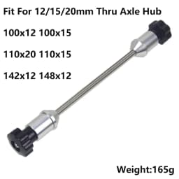 Bike Wheelset Truing Stand Adapter Tool Hub Rim Tuner 12/15/20mm to 9mm QR Thru Axle Adaptor 100x15 100x12 142x12 Quick Release
