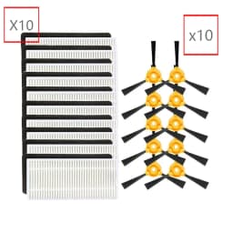 Fit For Conga Excellence 990 Ecovacs Debot N79 IBoto Aqua V710 Robot Vacuum Main Side Brush Hepa and Pre Filter Accessories