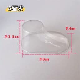 10Pcs Clear Plastic Baby Feet Display Baby Booties Shoes Socks Showcase Shoes Socks Clear Plastic PVC