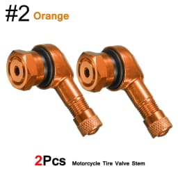 DSYCAR 2Pcs 90 Degree CNC Motorcycle Tire Valve Stems -Universal Motorcycle Aluminum Wheels Tire NCY Leak-proof TWPO Valve Caps