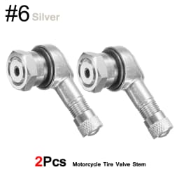 DSYCAR 2Pcs 90 Degree CNC Motorcycle Tire Valve Stems -Universal Motorcycle Aluminum Wheels Tire NCY Leak-proof TWPO Valve Caps