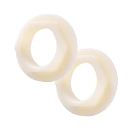 5Pcs Flange 1/2" Female Thread Plastic Nuts Lock Nut Outer Hexagon Fastening Nut With Sealing Ring Pipeline Water Tank Accessori