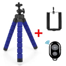 Mini Flexible Sponge Octopus Tripod for IPhone Samsung Xiaomi Huawei Mobile Phone Smartphone for Gopro 9 8 7 Camera Phone