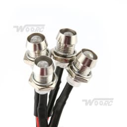 RC LED Light Kit Headlamps for 1/10 1/8 1/12 RC Car Truck Crawler Drift Car Headlight Taillight TRAXXAS HSP HPI MN99 MN90