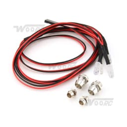 RC LED Light Kit Headlamps for 1/10 1/8 1/12 RC Car Truck Crawler Drift Car Headlight Taillight TRAXXAS HSP HPI MN99 MN90