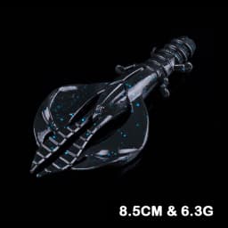 4/8pcs 80mm/6.5g Soft Silicon Shrimp Shaped Crankbait Fishing Lure Set Swivel Jigging Wobbler Artificial Pike Minnow Bass Tackle