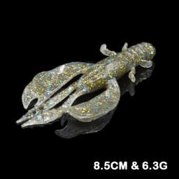 4/8pcs 80mm/6.5g Soft Silicon Shrimp Shaped Crankbait Fishing Lure Set Swivel Jigging Wobbler Artificial Pike Minnow Bass Tackle