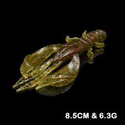 4/8pcs 80mm/6.5g Soft Silicon Shrimp Shaped Crankbait Fishing Lure Set Swivel Jigging Wobbler Artificial Pike Minnow Bass Tackle