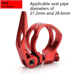 Bicycle Seatpost Clamps Quick release 31.8mm / 34.9mm Aluminum alloy Clip for Mountain road bike Cycling Accessories