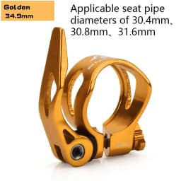 Bicycle Seatpost Clamps Quick release 31.8mm / 34.9mm Aluminum alloy Clip for Mountain road bike Cycling Accessories