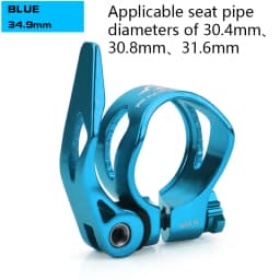 Bicycle Seatpost Clamps Quick release 31.8mm / 34.9mm Aluminum alloy Clip for Mountain road bike Cycling Accessories