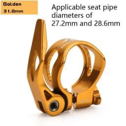 Bicycle Seatpost Clamps Quick release 31.8mm / 34.9mm Aluminum alloy Clip for Mountain road bike Cycling Accessories