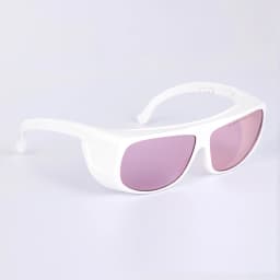 laser safety glasses for 755nm O.D 4+ 808nm 810nm O.D 7+ CE cleaning cloth and hard case