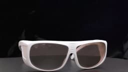 laser safety glasses for 755nm O.D 4+ 808nm 810nm O.D 7+ CE cleaning cloth and hard case