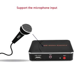 EZCAP 280HE HDMI Game Capture Card Video Record Box 1080P 30fps Game Recorder for Xbox PS3 PS4 MIC Input ,to USB Disk,no Need PC