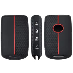 Fits for Mazda Silicone Rubber Key Fob Cover, Key Case for 2025 Mazda 3 6 Cx-5 Cx-50 Cx-30 Cx-9 Smart Key Replacement Protector
