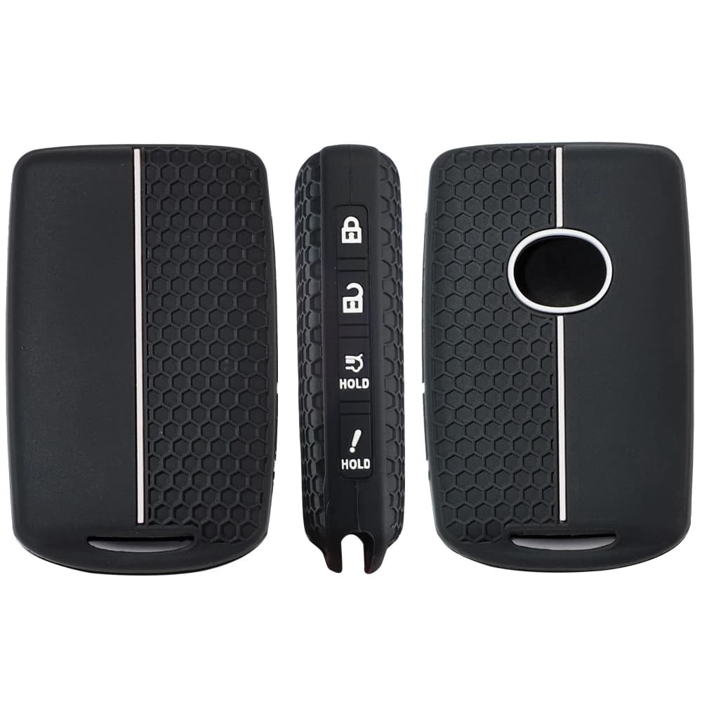 Fits for Mazda Silicone Rubber Key Fob Cover, Key Case for 2025 Mazda 3 6 Cx-5 Cx-50 Cx-30 Cx-9 Smart Key Replacement Protector