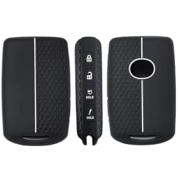 Fits for Mazda Silicone Rubber Key Fob Cover, Key Case for 2025 Mazda 3 6 Cx-5 Cx-50 Cx-30 Cx-9 Smart Key Replacement Protector
