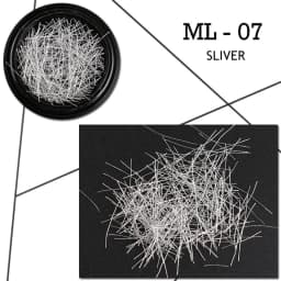 1 Box Nail Art Decoration Symphony Mermaid Line Gold Silver Color Silk Thread for DIY Nail Accessories Colorful Mesh Line Decor