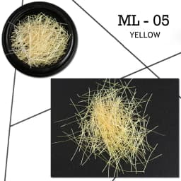 1 Box Nail Art Decoration Symphony Mermaid Line Gold Silver Color Silk Thread for DIY Nail Accessories Colorful Mesh Line Decor