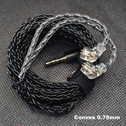 JCALLY JC08S 8 Shares QDC 2Pin 0.78mm MMCX Earphone Upgrade Cable with Mic for KZ EDX Pro ZSN PRO X ZST PRO X ZSX PRX Castor ZSN