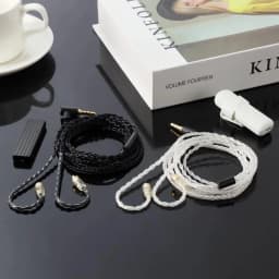JCALLY JC08S 8 Shares QDC 2Pin 0.78mm MMCX Earphone Upgrade Cable with Mic for KZ EDX Pro ZSN PRO X ZST PRO X ZSX PRX Castor ZSN