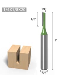 1-7pcs 6mm 1/4 inch Shank Single Double Flute Straight Bit Milling Cutter for Wood Tungsten Carbide Router Bit Woodwork Tool