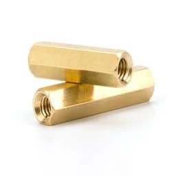 5-50pcs Hex Female to Female M2 M2.5 M3 M4 M5 Brass Standoff Spacer Hexagonal Stud Spacer Hollow Pillars