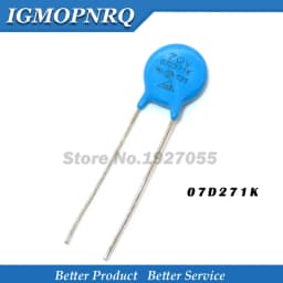 10PCS Varistor Series 7D 10D 14D 10D471K 7D220K 7D431K 10D101K 10D330K 10D621K 10D561K 14D471K 14D220K Resistor Piezoresistor