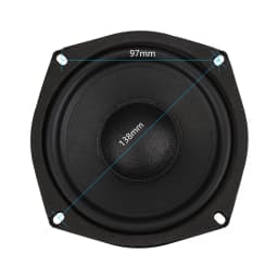 AIYIMA 1PC 5.25 Inch Subwoofer Speaker Sound Driver 4 8 Ohm 120W Speaker Column Home Theater Hifi Power Woofer Music Loudspeaker