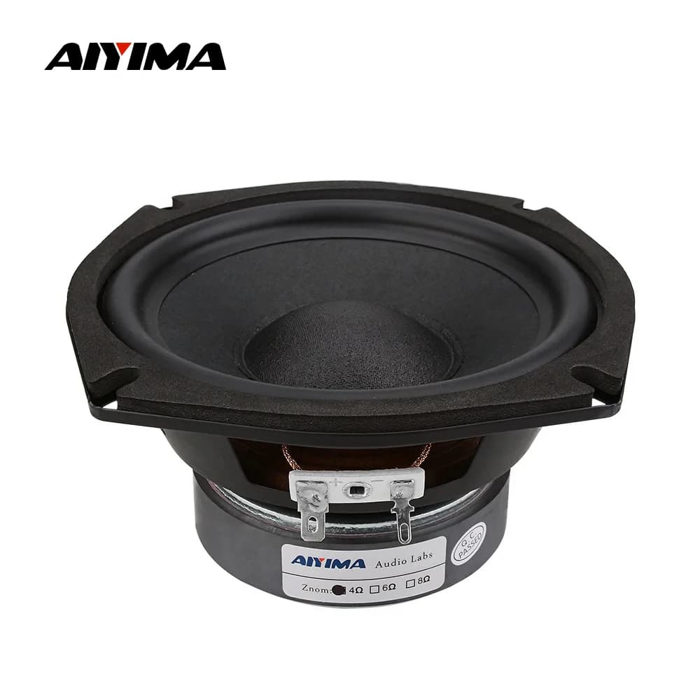 AIYIMA 1PC 5.25 Inch Subwoofer Speaker Sound Driver 4 8 Ohm 120W Speaker Column Home Theater Hifi Power Woofer Music Loudspeaker