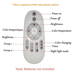 Smart LED Bulb E27 6W 9W 12W RF 2.4G Wireless Remote Control Night Light Timing Turn off Warm Cold Light Dimmable Led Lamp Bulb