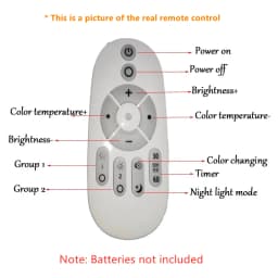 Smart LED Bulb E27 6W 9W 12W RF 2.4G Wireless Remote Control Night Light Timing Turn off Warm Cold Light Dimmable Led Lamp Bulb