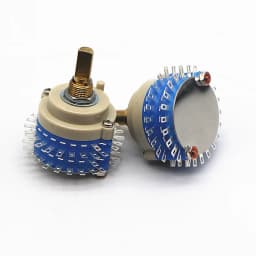 Sealed Rotary WaveBand Switch 2 * 24, 2 Floors and 24 Gears KXM-2-15 Double-Row Common Pin 1PC
