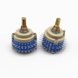 Sealed Rotary WaveBand Switch 2 * 24, 2 Floors and 24 Gears KXM-2-15 Double-Row Common Pin 1PC