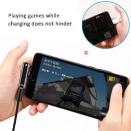2 in 1 Type C to 3.5mm jack headset charging converter USB Type-C audio adapter for Xiaomi Huawei Type C male-to-female phones