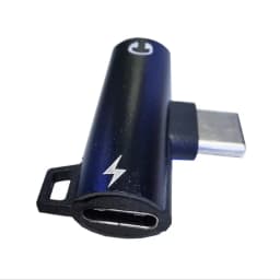2 in 1 Type C to 3.5mm jack headset charging converter USB Type-C audio adapter for Xiaomi Huawei Type C male-to-female phones