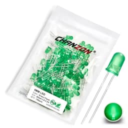 100pcs 5mm Flashing LED Light Emitting Diode Lamp Bulb RGB White Red Blue Green Yellow 3V Flickering Blinking Arduino Indicator