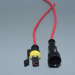 shhworldsea 1P 2P 3P 4P 5P 6P 18AGW 14CM Waterproof Electrical Auto Connector Male Female Plug with Wire Cable harness for Car