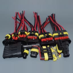 shhworldsea 1P 2P 3P 4P 5P 6P 18AGW 14CM Waterproof Electrical Auto Connector Male Female Plug with Wire Cable harness for Car