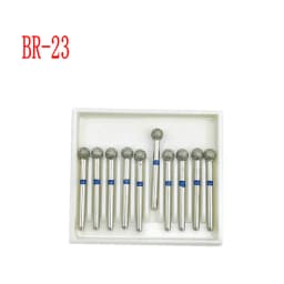 10pcs/box 1.6mm Shank Dental Diamond Burs Drill FG Diamond for High Speed Handpiece Burs Dentist Drills
