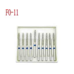 10pcs/box 1.6mm Shank Dental Diamond Burs Drill FG Diamond for High Speed Handpiece Burs Dentist Drills