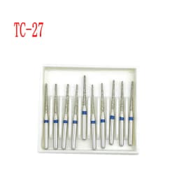 10pcs/box 1.6mm Shank Dental Diamond Burs Drill FG Diamond for High Speed Handpiece Burs Dentist Drills