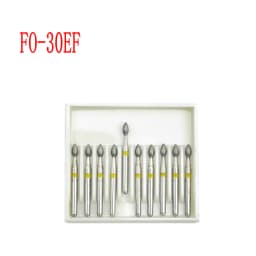10pcs/box 1.6mm Shank Dental Diamond Burs Drill FG Diamond for High Speed Handpiece Burs Dentist Drills